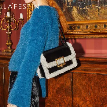 LA FESTIN Designer 2020 retro unul-umăr geanta sub brat casual cross-body sac de sex feminin la modă pătrat mic sac