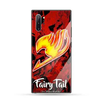 Anime Fairy Tail cool Caz Telefon din sticla Temperata Pentru Samsung S6 S7 edge S8 S9 S10 e plus note8 9 10 pro