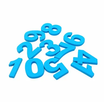 10buc Albastru Digital + 55pcs Roșu Contra Montessori Copilul Numărul Figura Stick de Matematică din Lemn Educative pentru Copii Jucarii Pentru Copii