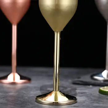 VFGTERTE 1 BUC Oțel Inoxidabil Pahar de Vin Cupe Cupă de Șampanie Pahare de Cocktail cu Whisky Cana 200ml