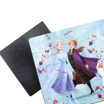 Disney Hârtie Pliere Puzzle Magnetic Desene Animate Congelate Sirena Alba Ca Zapada, Mickey 4 Stiluri De Învățare Timpurie Jucarii Pentru Copii