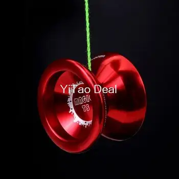 Transport gratuit Magic YOYO Roșu T5 Aliaj de Aluminiu Profesionale Yo-Yo Jucărie YoYo