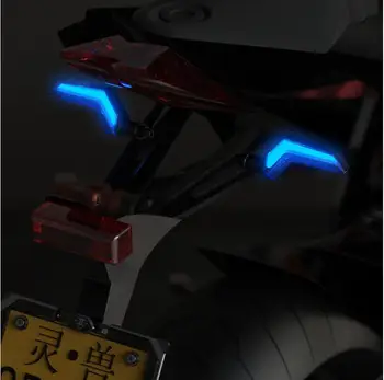 SPIRITUL ANIMAL Motocicleta lumini de Semnalizare direcție de motociclete accesorii LED-uri de semnalizare lumini de Zi luminozitate Arrowhead lampa