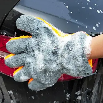 De înaltă Calitate din Microfibra de Spălător de Mașini de Curățare Auto Mănuși de Spălat Fereastră Moale de Spălare Instrument de Auto-styling Moale Extrafin Fibre NOI