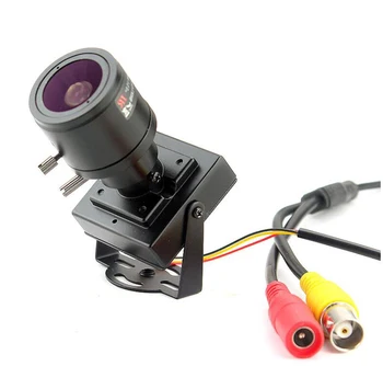 Metal 1200TVL Mini Camera Zoom 2.8 mm-12mm Zoom HD focalizarea Manuală Djustable Lentile de supraveghere de securitate Micro Baby monitor