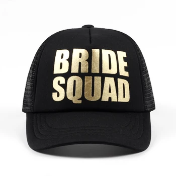 2018 noi sclipici aur mireasa echipa de baseball capac Burlacelor favoarea nunta, cadouri de duș de mireasă petrecere cap pălării