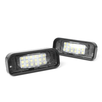 2 BUC LED-uri Auto Numărul de Înmatriculare Lumina Licență Lampa de Benz W220 S320 S420 S430 S-Class 1999 2000 2001 2002 2003 2004 2005