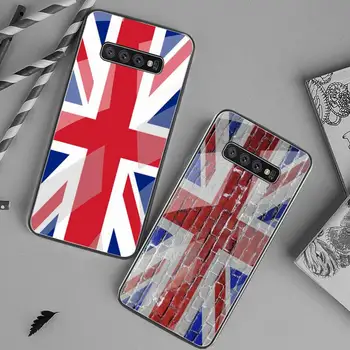 Marea Britanie pavilion Britanic marea BRITANIE Caz Telefon din Sticla Temperata Pentru Samsung S20 Plus S7 S8 S9 S10 Plus Nota 8 9 10 Plus