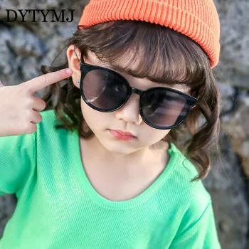 DYTYMJ Rotund ochelari de Soare pentru Copii de Colorat Oglindă Ochelari de Soare pentru Copii Nuante Anti-UV Copii Ochelari de Soare cu Ridicata Fete Baieti