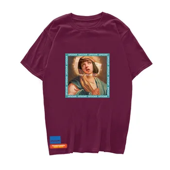 Fecioara Maria Bărbați T-Shirt 2020 Amuzant, Imprimat cu Maneci Scurte Tricouri Vara Hip Hop Casual din Bumbac Topuri Tricouri Streetwear
