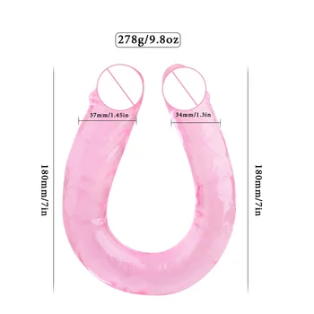Erotice Vibrator Jelly Anal, Dop de Fund Realist Vaginal Penis Artificial G-spot Masaj Dublu Penis artificial Jucarii Sexuale pentru o Femeie Vibrator