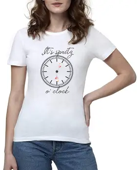 Sa Spritz la ora Aperol Damen Weis T-Shirt pentru Femei Tricou Tricou