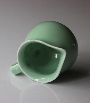 Ceai din ceramica ustensilă Longquan celadon Ru Cuptor Ceai ulcior Corect ceașcă de teaset cu pesti model Kung Fu ceașcă de ceai cameo