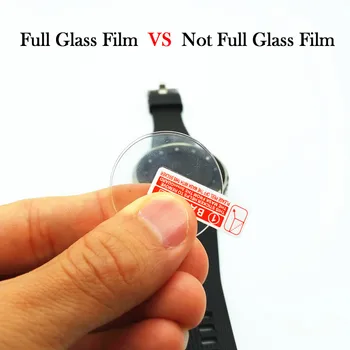 Pentru Galaxy Watch 46mm Plin Temperat Film de Sticlă+Fibre de Carbon de Film Pentru Samsung Galaxy Watch cu Ecran de Protecție frumos cu tine banda