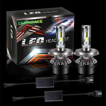YHKOMS H1 LED H3 cu LED-uri Auto pentru Faruri H4, H7, 9005 HB3 HB4 9006 H8 H9 H11 9012 Lampada H1 Lampa LED Lumina de Ceață Pentru Masina 12V Alb 6000K