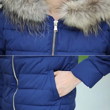 2020 iarna coreean subțire de bumbac haine de moda pentru femei costum de bumbac haină și pantaloni de bumbac de două piese solide casual set scurt
