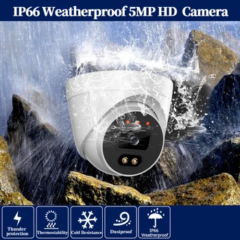 De Detectare a feței POE IP CCTV Camera de Supraveghere Video de Interior HD 5MP Două căi Audio Camere de Securitate IP de Culoare Viziune de Noapte XMEYE