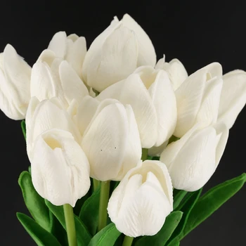 20buc Floare de Lalea Latex Real Atingeți Pentru Decor Nunta Flori de cea Mai buna Calitate KC451