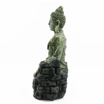 2020 Nou Rășină Vechi Imitație Statuie A Lui Buddha Ruinele Acvatice Ornament Acvariu Rezervor De Pește