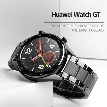 Ceramica trupa pentru Huawei watch GT 2 curea Samsung Gear S3 Frontieră trupa S 3 GT2 46 22 mm 22 mm bratara Galaxy watch 46mm trupa