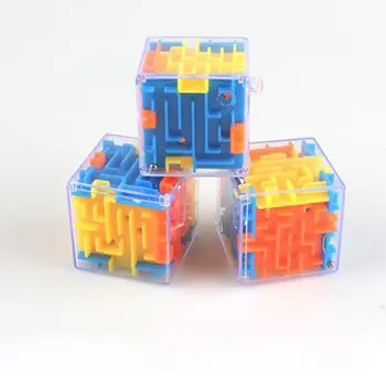 3D Labirint Magic Cube Puzzle Joc de Viteză de Jucării pentru Copii Puzzle Labirint Amuzant Inteligenta Jucarii Educative Portabil Copil Cadouri de Craciun