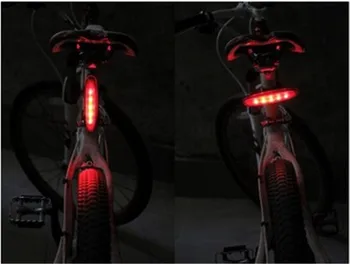 Lumina bicicleta Bicicleta Lumina Ciclism Spate Coada de Lumină de Avertizare de Securitate Luz 5 LED Bike Bicicleta Lanterna Luci Bici bisiklet led