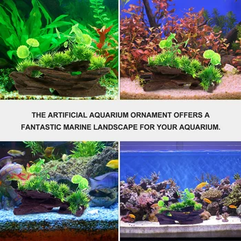 1 buc Simulare Creatoare Plante Decoratiuni Rezervor de Pește Ornament pentru Acvariu Acasă