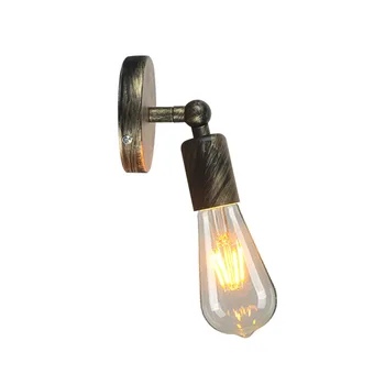 E27 singur cap Europeană stil antic de perete lampă simplă lampă de noptieră lampa de perete Nordic bară de fier culoar lampa