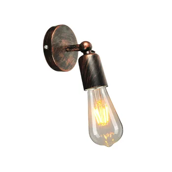 E27 singur cap Europeană stil antic de perete lampă simplă lampă de noptieră lampa de perete Nordic bară de fier culoar lampa
