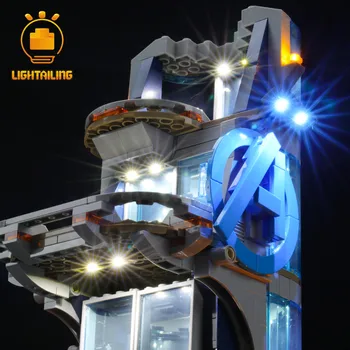LIGHTAILING Lumină LED-uri Kit Pentru 76166 Avenger Turn de Luptă Jucărie Blocuri de Iluminat Stabilite Numai