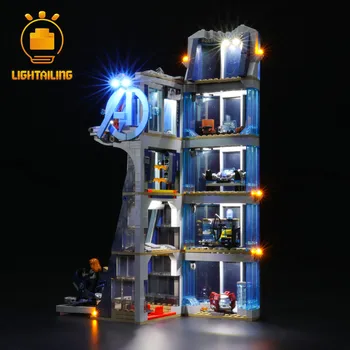 LIGHTAILING Lumină LED-uri Kit Pentru 76166 Avenger Turn de Luptă Jucărie Blocuri de Iluminat Stabilite Numai