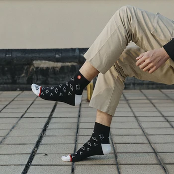 Moda De Bumbac Bărbați Și Femei Sosete Confortabile Și Respirabil Harajuku Streetwear Tendință Șosete