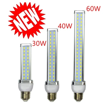 NOI 5pcs/lot 5730 LED lampă cu lumină de Porumb bulb30W 40W 50W 60W 80W 100W Bec Led E27 E39 E40 85-265V de Răcire din Aluminiu de Mare Putere Bec