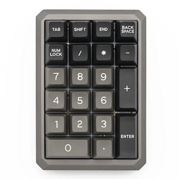 Hot swappable dinte bt modul dual gk21s gk21 pcb Custom Tastatură Mecanică rgb smd led-uri comutator de tip c usb port numpad
