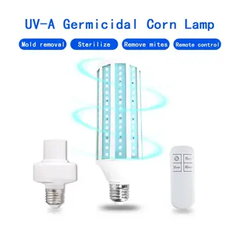 60W Bactericid UV Lampa E27 Ultraviolete UVC Porumb Lumina Bec Dezinfecție Lampa de Sterilizare Lumini cu LED-uri Acasă Aer Curat Ucide Acarienii