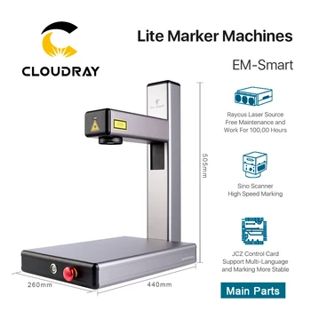 Cloudray Fierbinte de Vânzare LE-Smart 20W Fibre Laser Inteligent Lite Mașină de Marcare pentru DIY de Metal din Oțel Inoxidabil Transport Gratuit DHL