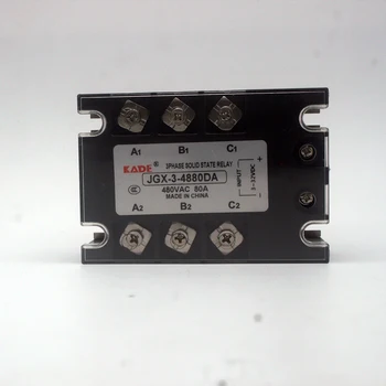 JgxSSR -3-10DA/25DA/40DA/50DA/60DA/80DA de Control DC AC cu Trei Faze Solid state Relay 480VAC 3-32VDC