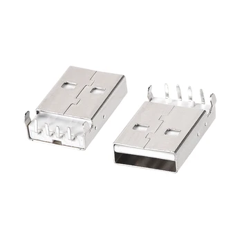 Uxcell 50PCS USB 2.0 Tip a, tată, Soclu Conector Jack Port, 4-Pini DIP de 90 de Grade, Reparare Inlocuire Adaptor