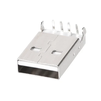 Uxcell 50PCS USB 2.0 Tip a, tată, Soclu Conector Jack Port, 4-Pini DIP de 90 de Grade, Reparare Inlocuire Adaptor