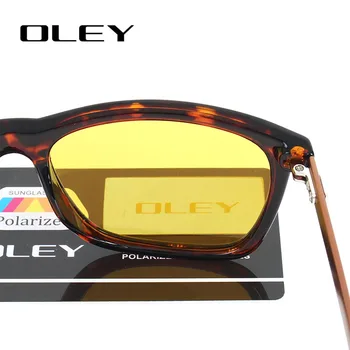 OLEY Bărbați Polarizate de Conducere de Noapte ochelari de Soare pentru Femei Brand Designer Galben Lentile de Noapte Viziune Ochelari de Conducere Ochelari Reduce efectul de Orbire