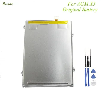 Roson Pentru AGM X3 Original Baterie de 4100mAh baterie Noua Înlocuire Accesorii Acumulatori AGM Pentru X3 +Instrumente
