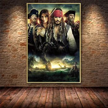 Epic clasic Filmul Piratii din Caraibe Panza Pictura Pictura HD Imprimare Camera de zi de Decorare Dormitor Pictura Neînrămate