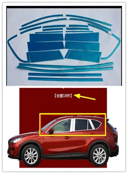 Mașină Plină cu Geam Ornamental Decor Benzi din Oțel Inoxidabil, Masina de Styling, Accesorii Capac Ornamental Pentru Mazda CX-5 CX5 2013 2016