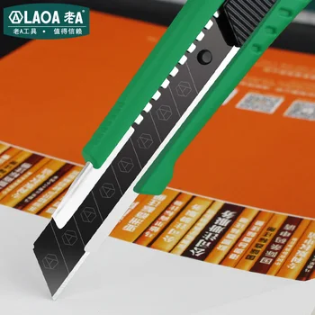 LAOA New Sosire 18MM Cuțit de Utilitate de uz Casnic Instrumente de Tăiere Tapet Cutter Instrumente de Birou