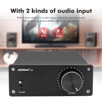 AIYIMA TPA3255 Amplificator de Sunet 300Wx2 Clasa D Stereo HiFi Audio Amp Amp Amplificator Digital Pentru Boxe Sistem audio HomeTheater