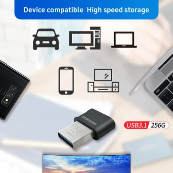 Samsung USB 3.1 pen drive 64gb 32gb până la 200MB/s Memoria usb pendrive Usb 3.0 256gb 128gb până la 300MB/s Mini Stick de Memorie