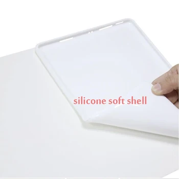De caz Pentru iPad 10.2 2020 8 7 cazul Moda Relief silicon soft shell Pentru iPad Air 3 10.5 2019 Smart Sleep/wake Acoperi