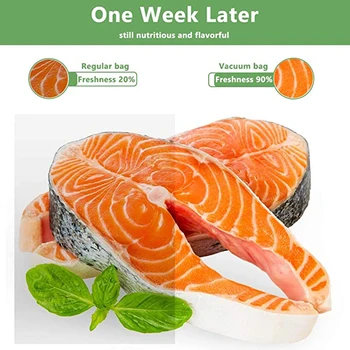 1 Rola De Vid Alimente Sigilare Pungi De Bucătărie Vid De Congelare Sac De Depozitare Lungă Perioadă De Timp Păstrând-Proaspăt Sac De Carne De Nucă De Pește Legume Fructe