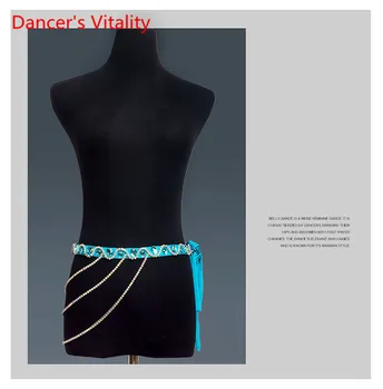 Femei Belly Dance Accesorii Stras Centura Belly Dance Solduri Lanț de Bijuterii Lanț de 80cm la 180cm Fete