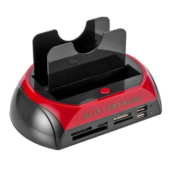 Dublu Doc Stație de Andocare HDD 2.5 inch la 3.5 inch SATA IDE Hub de Bază HDD Cabina Caddy Cutie cu cablu de Alimentare Cablu USB
